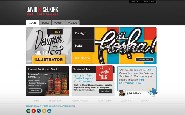 David Selkirk Portfolio Website